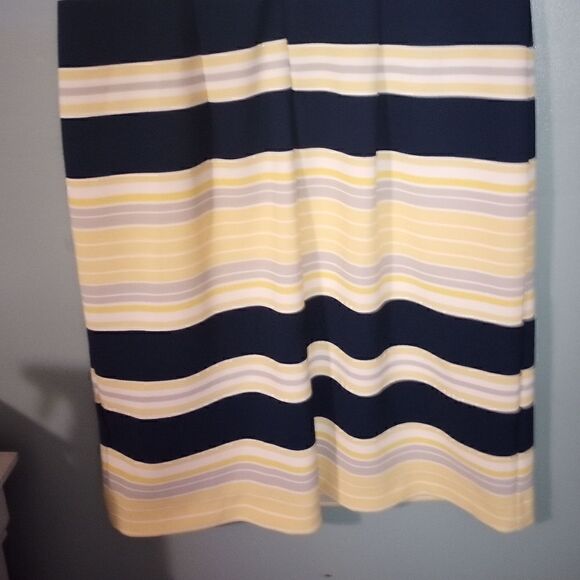 Shelby + Palmer sleeveless striped midi dress with belt - Picture 10 of 13